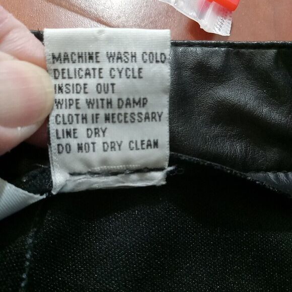 jr-s.com Faux Leather Jeans Women's Size Junior's 5 Black * - Picture 14 of 14